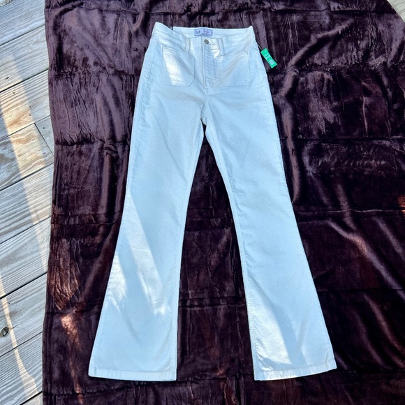 NWT GAP Flare High Rise corduroy pants 26L - Picture 4 of 14